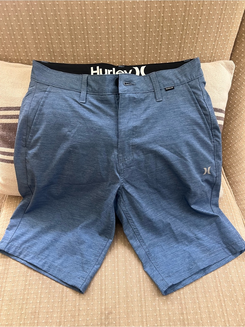 Hurley Men’s Blue Hybrid Walk Shorts